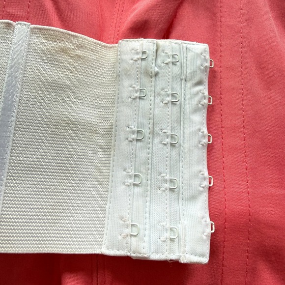 By Da Vinci Pink Beaded Corset Bustier Top Rhinestone Straps Formal Evening - Picture 8 of 16